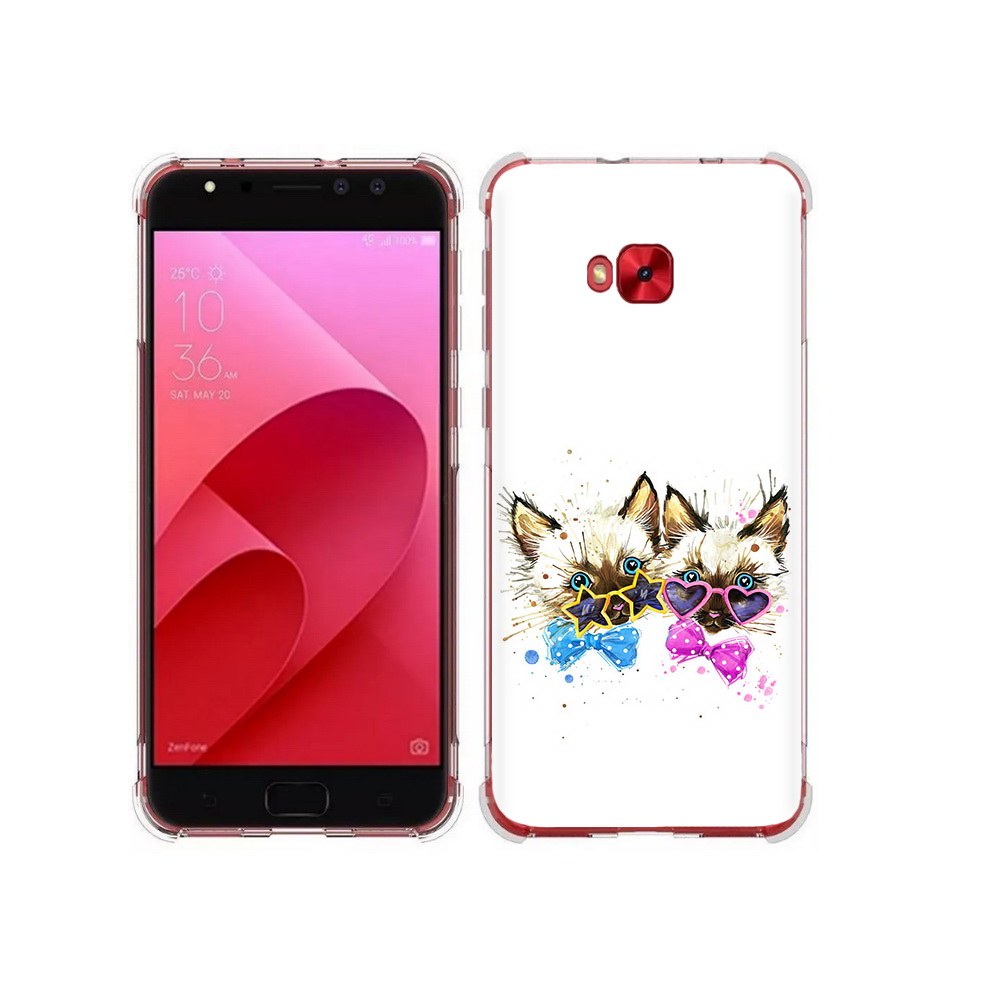 Чехол MyPads Tocco для Asus ZenFone 4 Selfie милые котята (PT76274.652.474)
