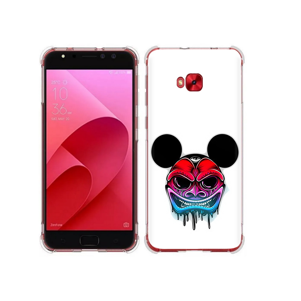 

Чехол MyPads Tocco для Asus ZenFone 4 Selfie микки в маске (PT76274.652.473), Прозрачный, Tocco