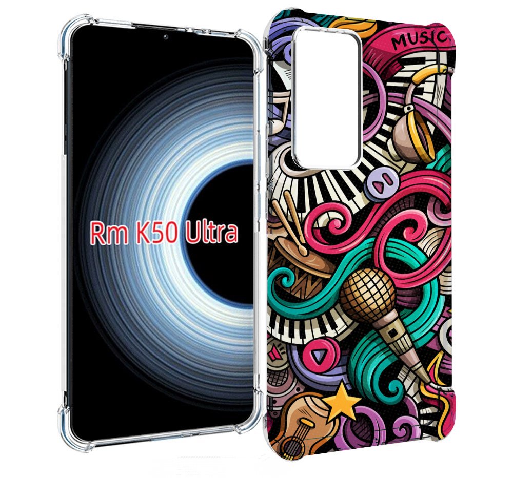 

Чехол MyPads любимая-музыка для Xiaomi 12T / Redmi K50 Ultra, Прозрачный, Tocco