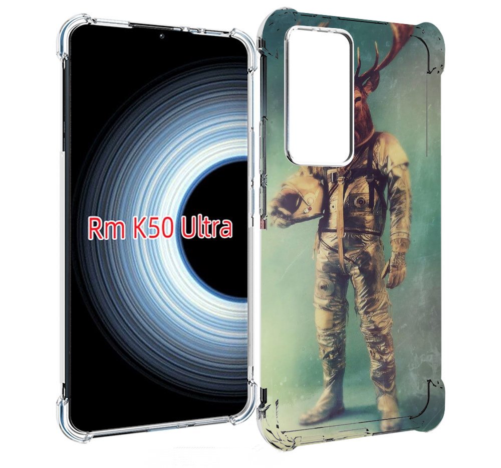 

Чехол MyPads лось космонавт для Xiaomi 12T / Redmi K50 Ultra, Прозрачный, Tocco