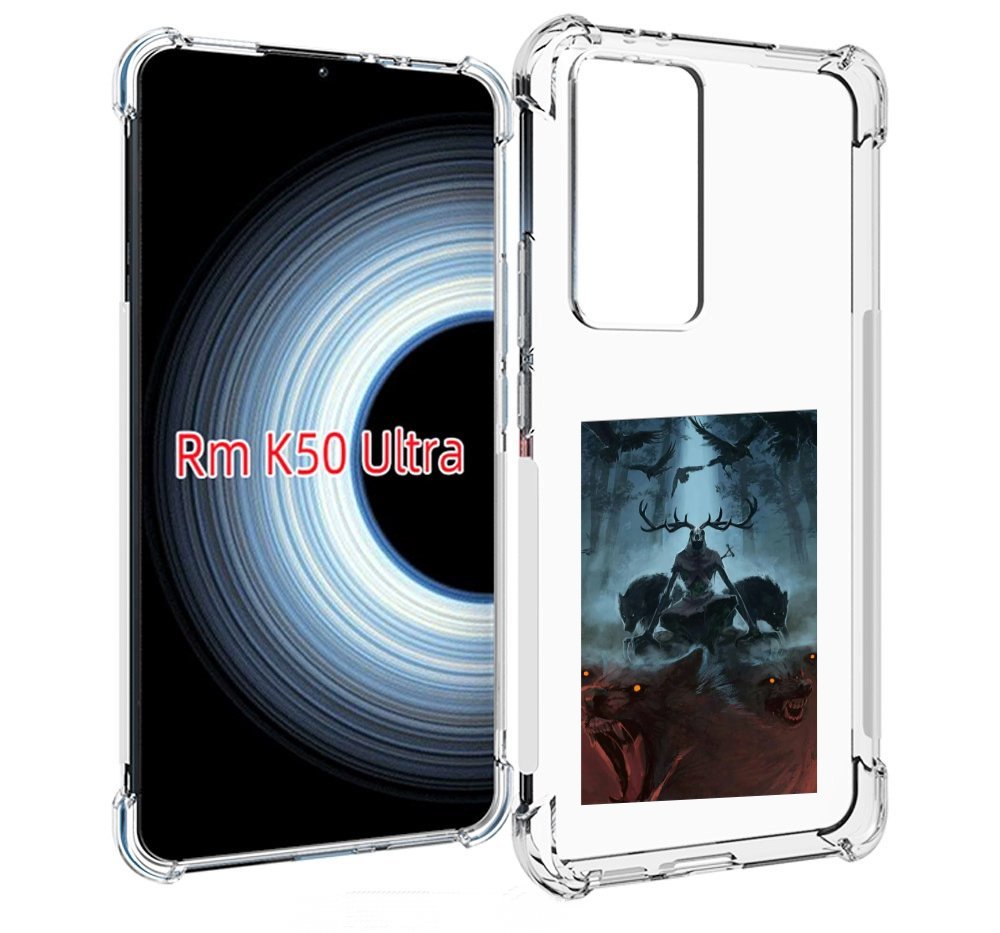 

Чехол MyPads лось демон для Xiaomi 12T / Redmi K50 Ultra, Прозрачный, Tocco