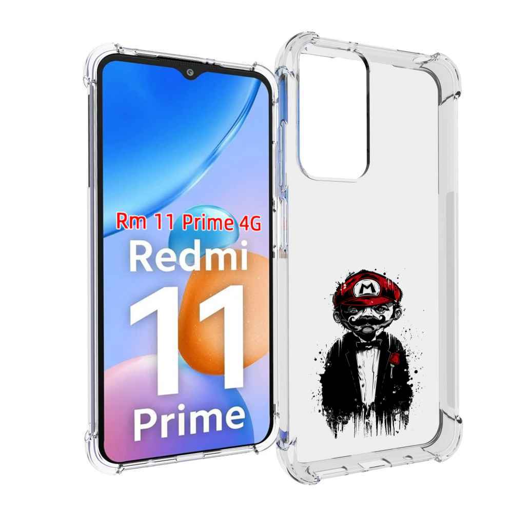 

Чехол MyPads марио для Xiaomi Redmi 11 Prime 4G, Прозрачный, Tocco