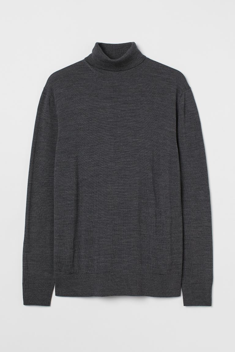 

Водолазка мужская H&M 0863692002 серая M (доставка из-за рубежа), Серый, 0863692002
