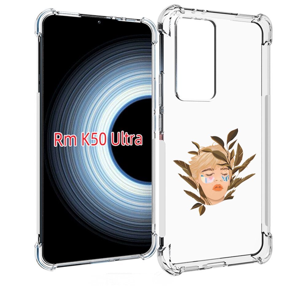 

Чехол MyPads лицо-с-патчами для Xiaomi 12T / Redmi K50 Ultra, Прозрачный, Tocco