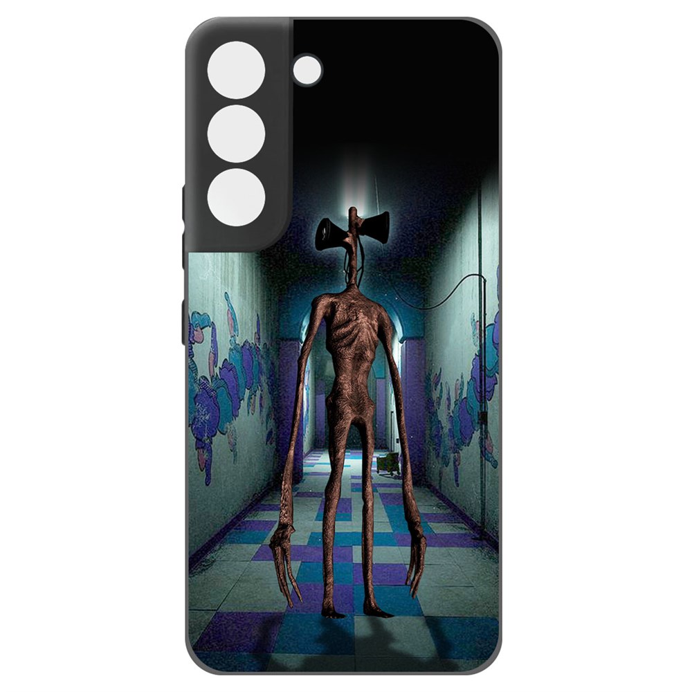 

Чехол-накладка Софт Хаги Ваги - Сиреноголовый для Samsung Galaxy S22, Черный