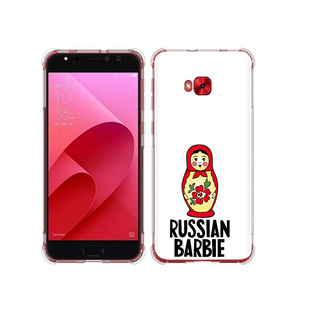 

Чехол MyPads Tocco для Asus ZenFone 4 Selfie матрешка (PT76274.652.459), Прозрачный, Tocco
