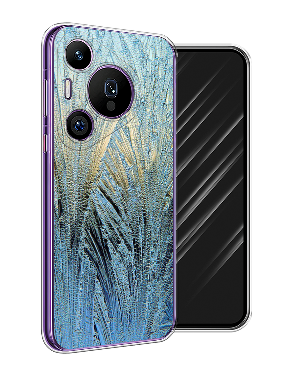 

Чехол Awog на Huawei Pura 70 Pro/70 Pro Plus "Лёд", Голубой, 6124450-1