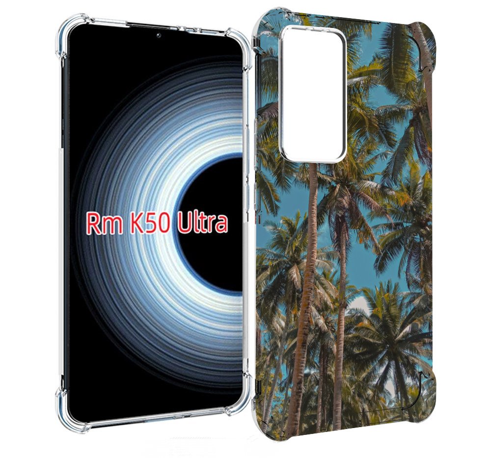 

Чехол MyPads летние пальмы для Xiaomi 12T / Redmi K50 Ultra, Прозрачный, Tocco