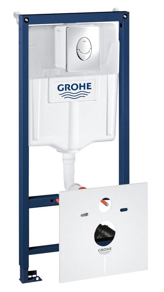 

Инсталляция для унитаза 4в1 с клавишей смыва Grohe Rapid SL 38750001Gr
