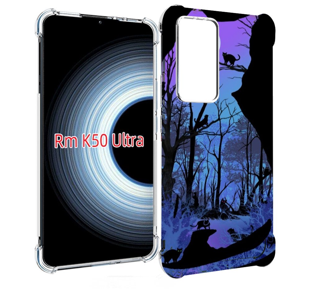 

Чехол MyPads лес внутри кота для Xiaomi 12T / Redmi K50 Ultra, Прозрачный, Tocco