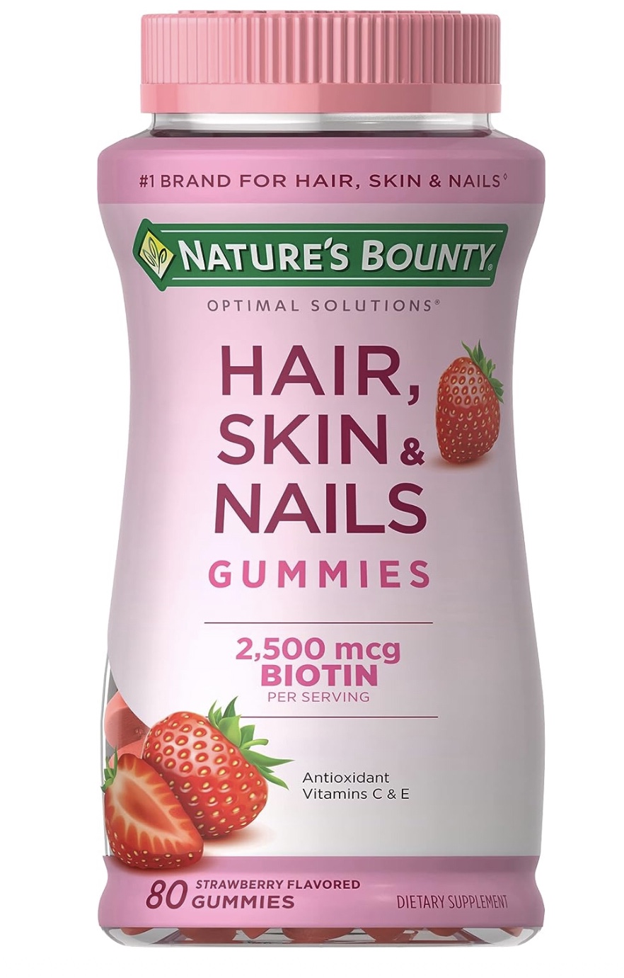 

Биотин Natures Bounty Hair, Skin,Nails Optimal Solutions, 2500 мкг, пастилки, 80 шт