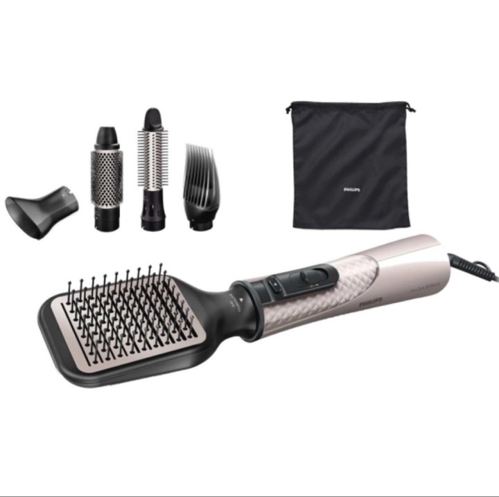 

Фен-щетка Philips HP8657/00 1000 Вт черный, HP8657/00