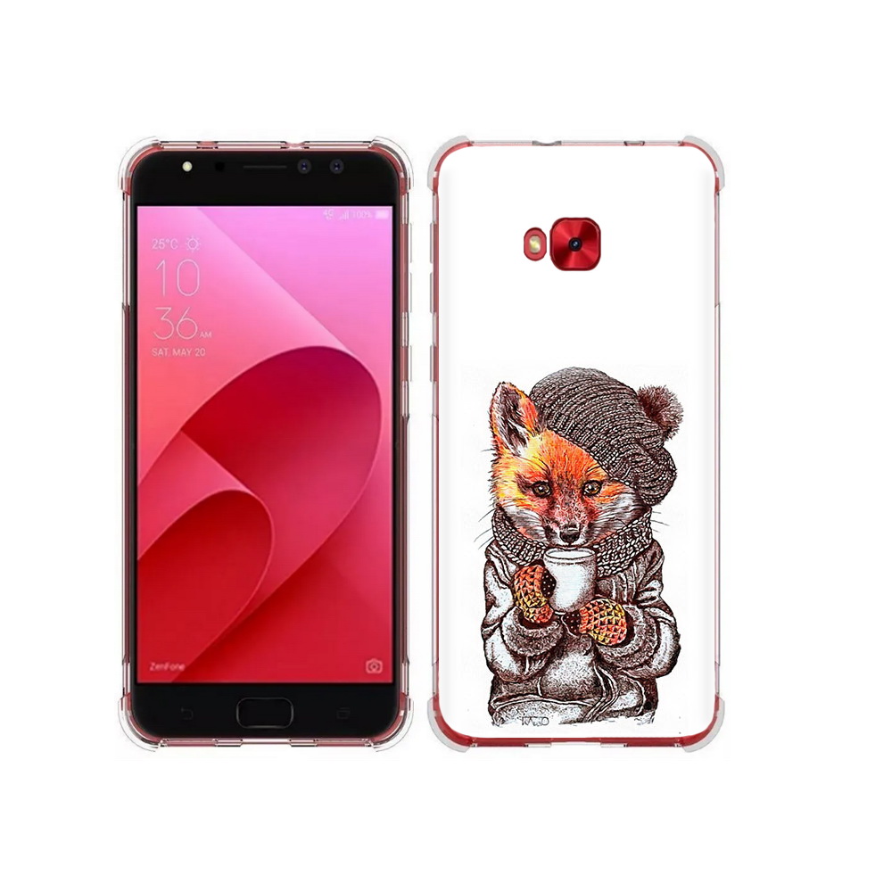 

Чехол MyPads Tocco для Asus ZenFone 4 Selfie лиса в шапке (PT76274.652.437), Tocco