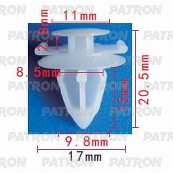 

Клипса Автомобильная PATRON P370966