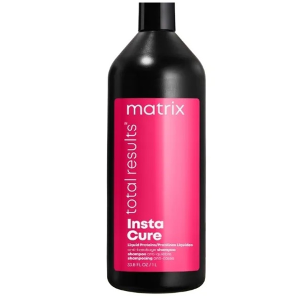 Шампунь Matrix Instacure для восстановления волос с жидким протеином, 1 л кондиционер matrix для восстановления поврежденных волос с жидким протеином 1 л