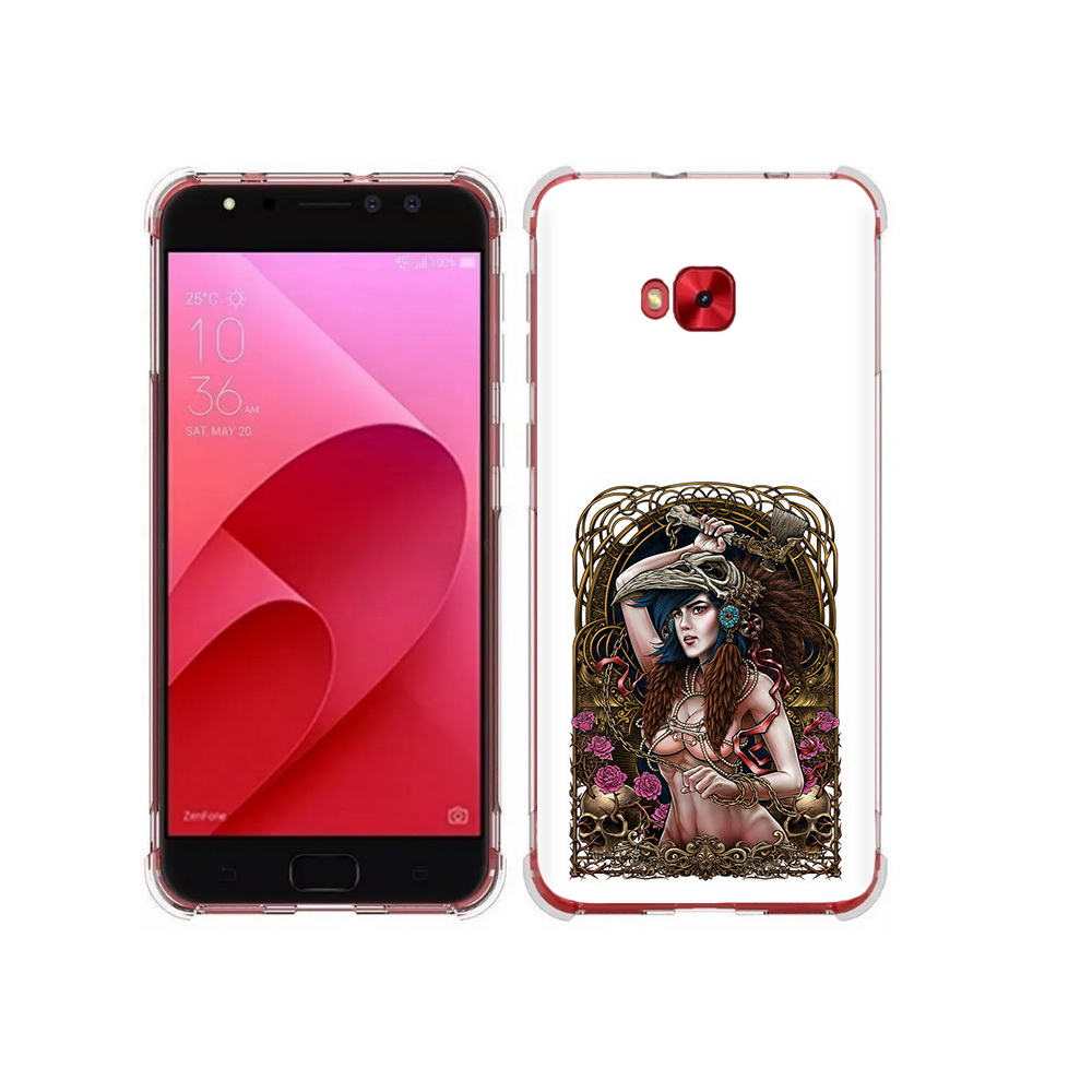 Чехол MyPads Tocco для Asus ZenFone 4 Selfie красивая девушка рисунок (PT76274.652.407)