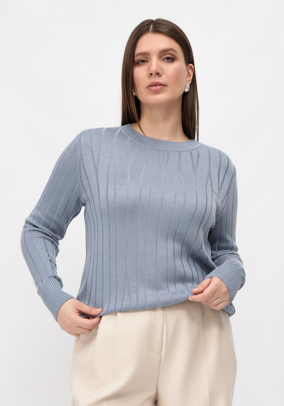 

Джемпер женский Vivawool 312380 голубой 54 RU, 312380