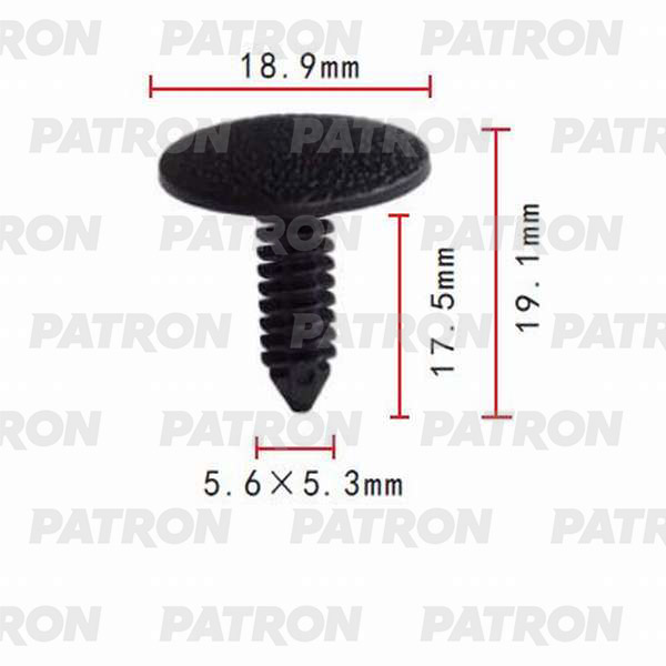 

Клипса Автомобильная PATRON P370081