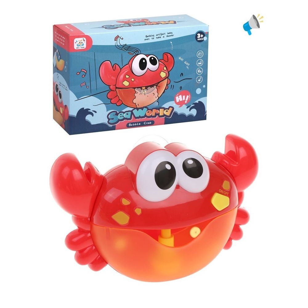 

Развивающая игрушка Наша Игрушка Sea World, Крабик, звук, (HN1668), "Sea World", Крабик, звук, на 2 батарейках АА, не входят в комплект, в коробке