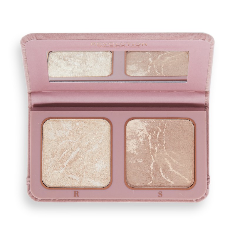 

Палетка Revolution Makeup хайлайтер и бронзер Maffashion Face Duo Oman Desert Diary, 1