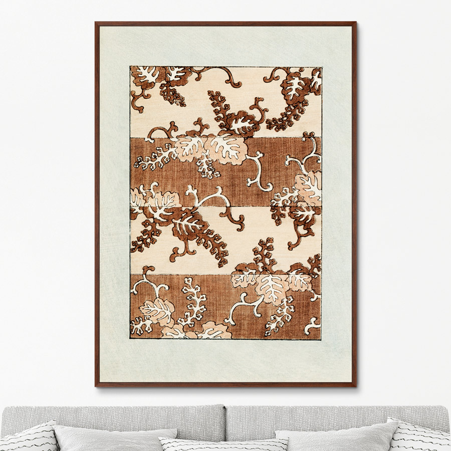 

Репродукция картины на холсте Leaf pattern II 1894г. Размер картины: 75х105см