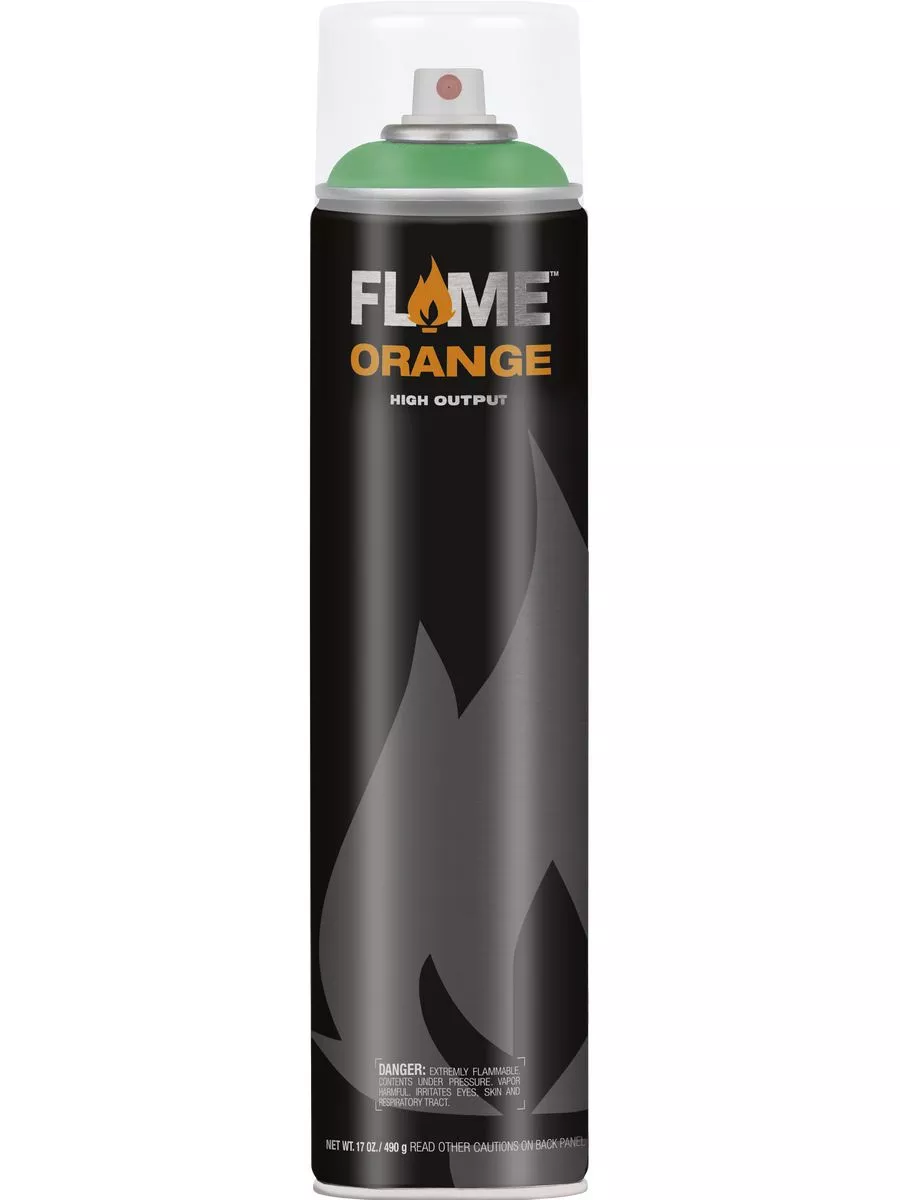 

Аэрозольная краска Flame Orange 600мл Juice green FO-629 558911, Зеленый