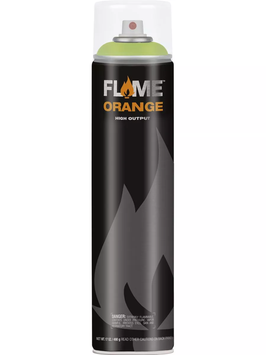 

Аэрозольная краска Flame Orange 600мл Crazy grass FO-627 558910, Зеленый