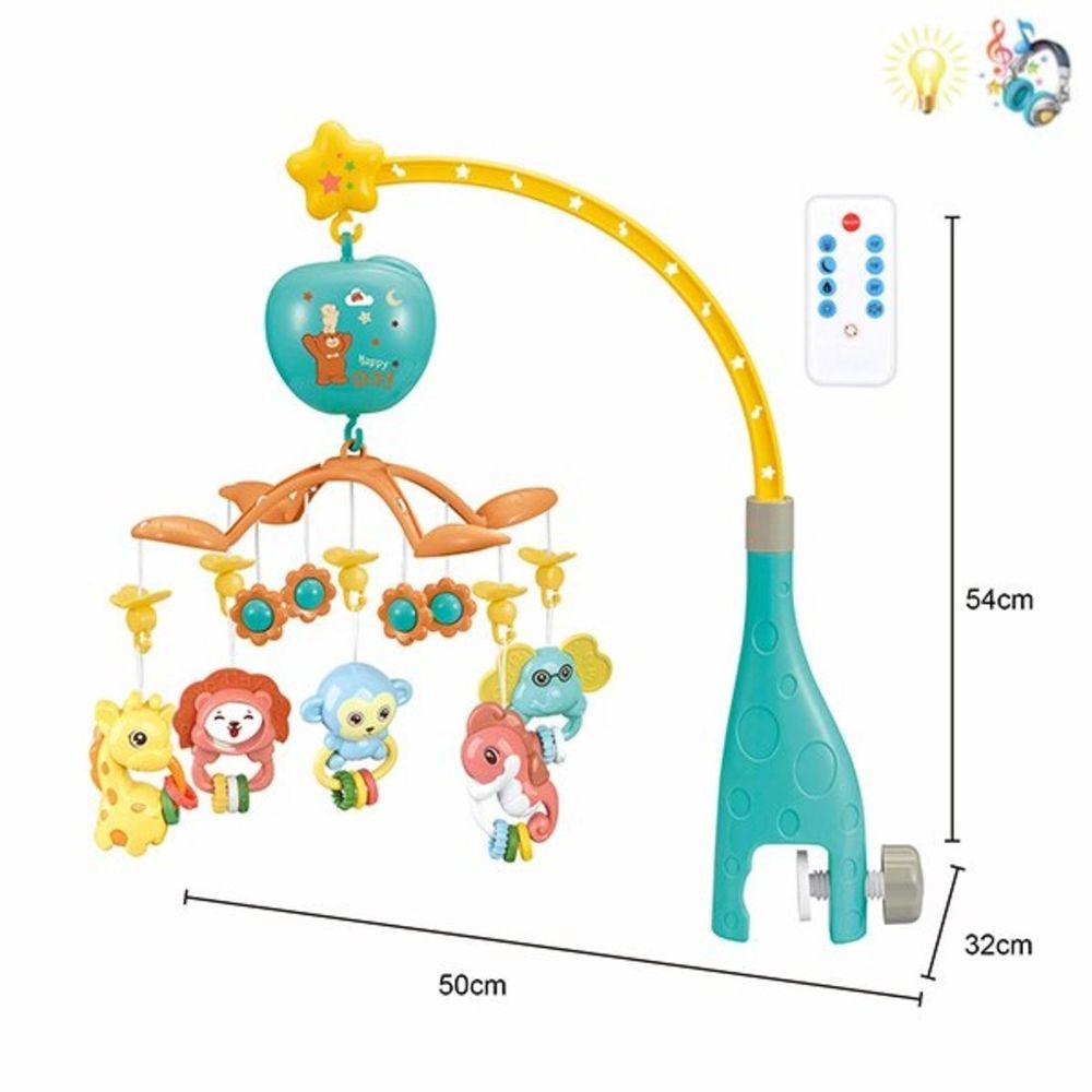 Мобиль Наша Игрушка Погремушки, звук, 3 батарейки АА, не входят в комплект (201125052)