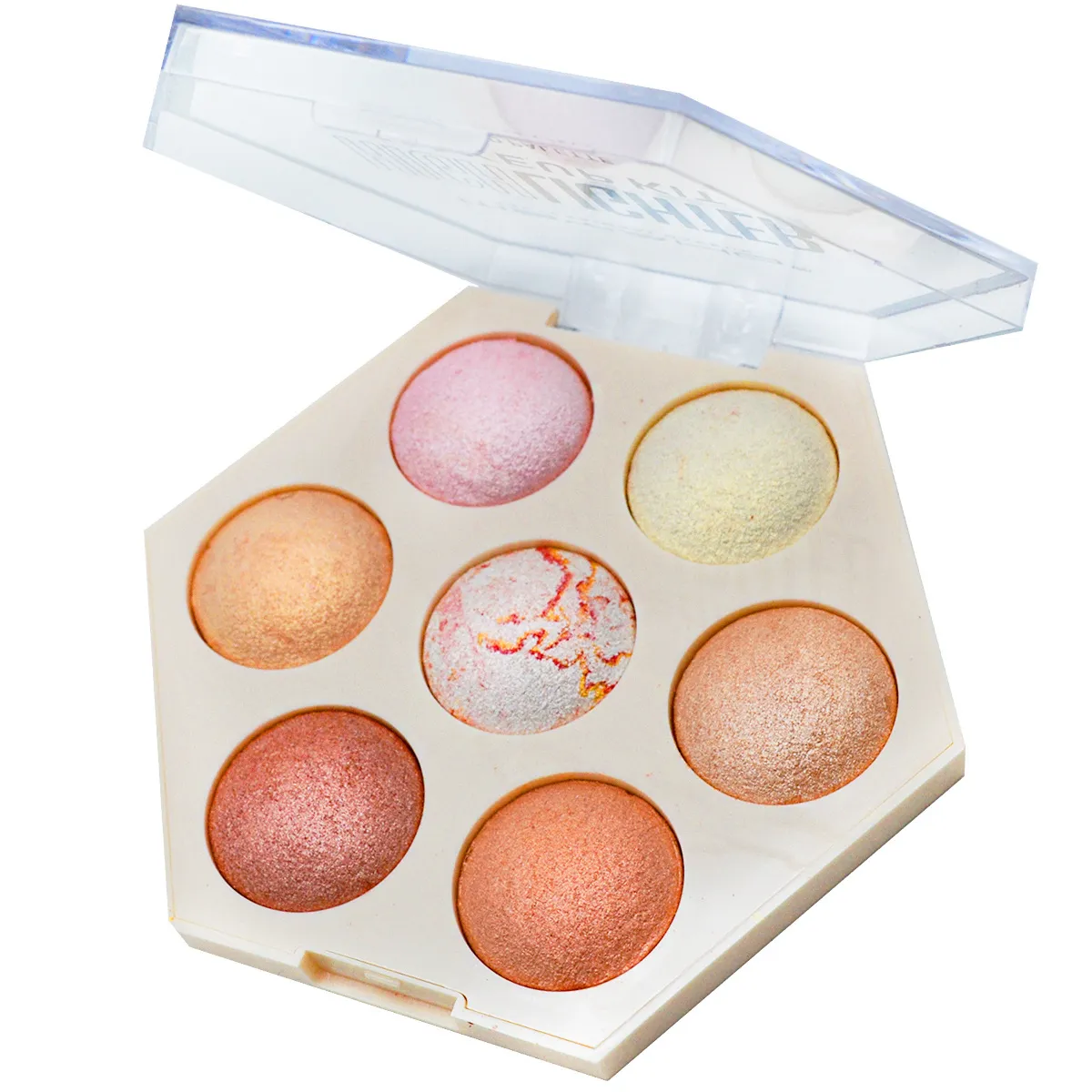

Хайлайтер запеченный 7 оттенков MSYAHO Highlighter Make Up Kit №02