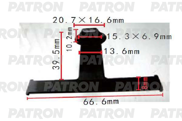 

Клипса Автомобильная PATRON P371683