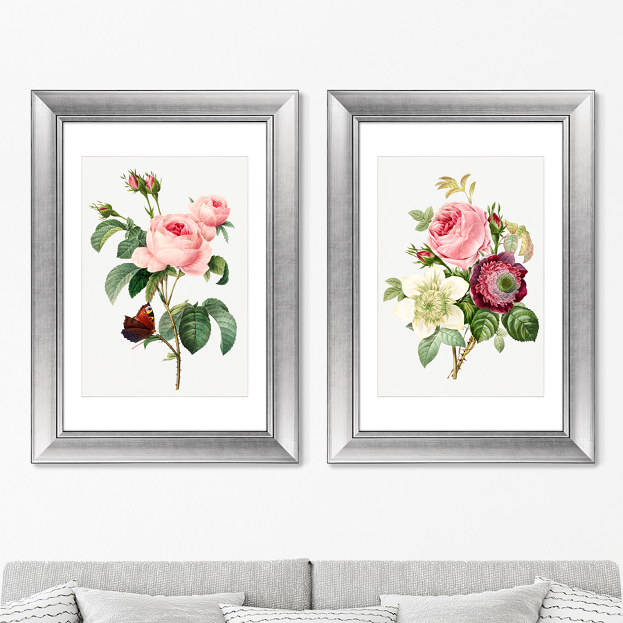 

Набор из 2-х репродукций картин в раме Antique plants drawn №4 1802г. 50,5х70,5см