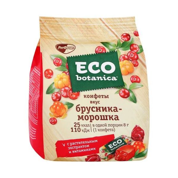 

Конфеты мармеладные Eco Botanica брусника и морошка