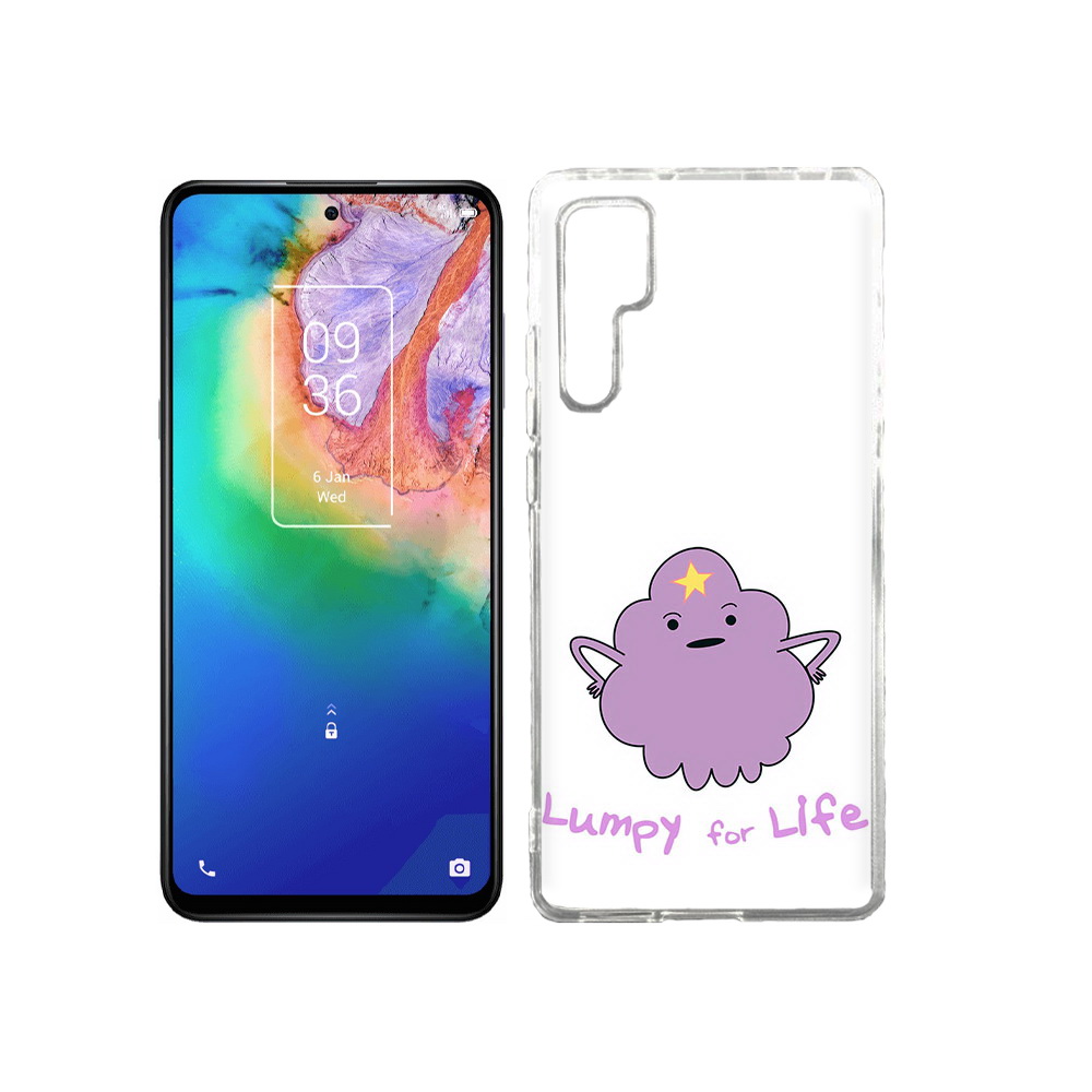 

Чехол MyPads Tocco для TCL 20 Pro Принцесса пупырчатого королевства, Прозрачный, Tocco