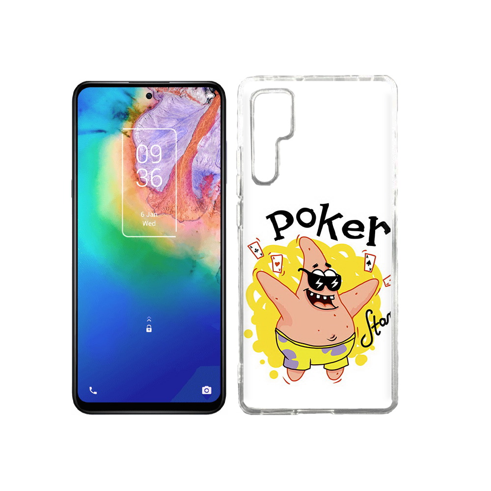 

Чехол MyPads Tocco для TCL 20 Pro Патрик, Прозрачный, Tocco