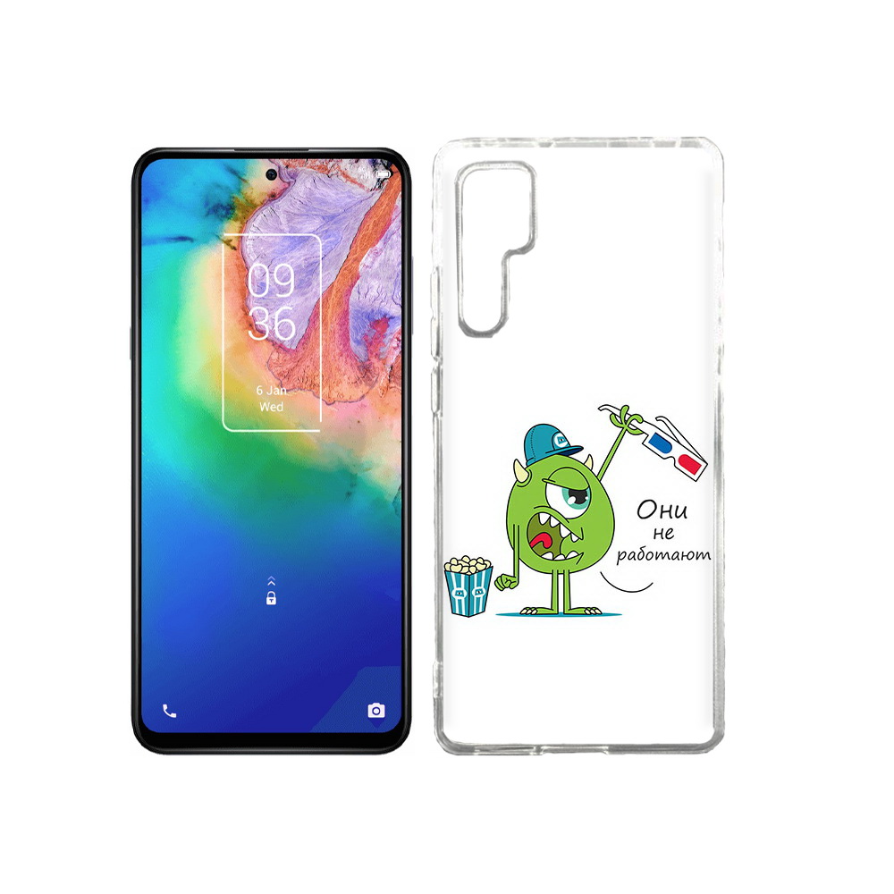 

Чехол MyPads Tocco для TCL 20 Pro Очки не работают, Прозрачный, Tocco