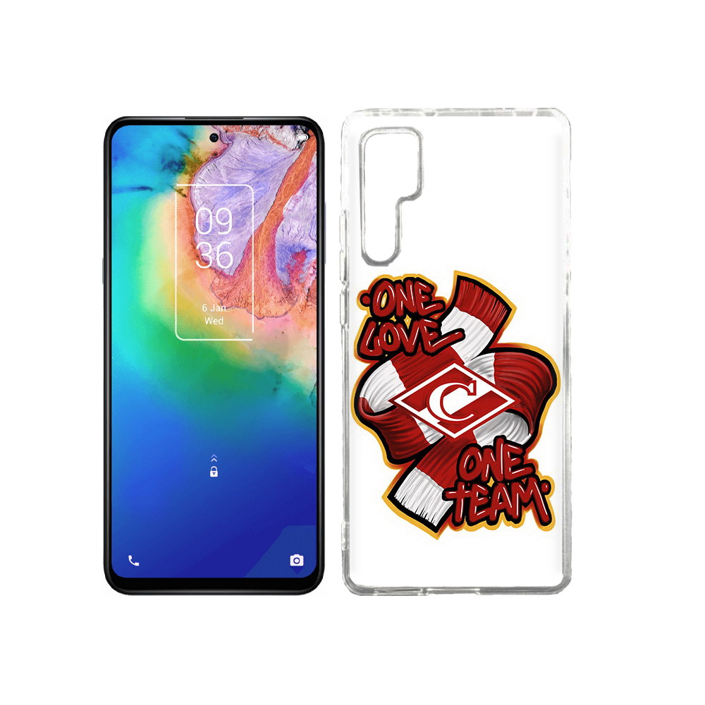 

Чехол MyPads Tocco для TCL 20 Pro Одна любовь-Спартак, Прозрачный, Tocco