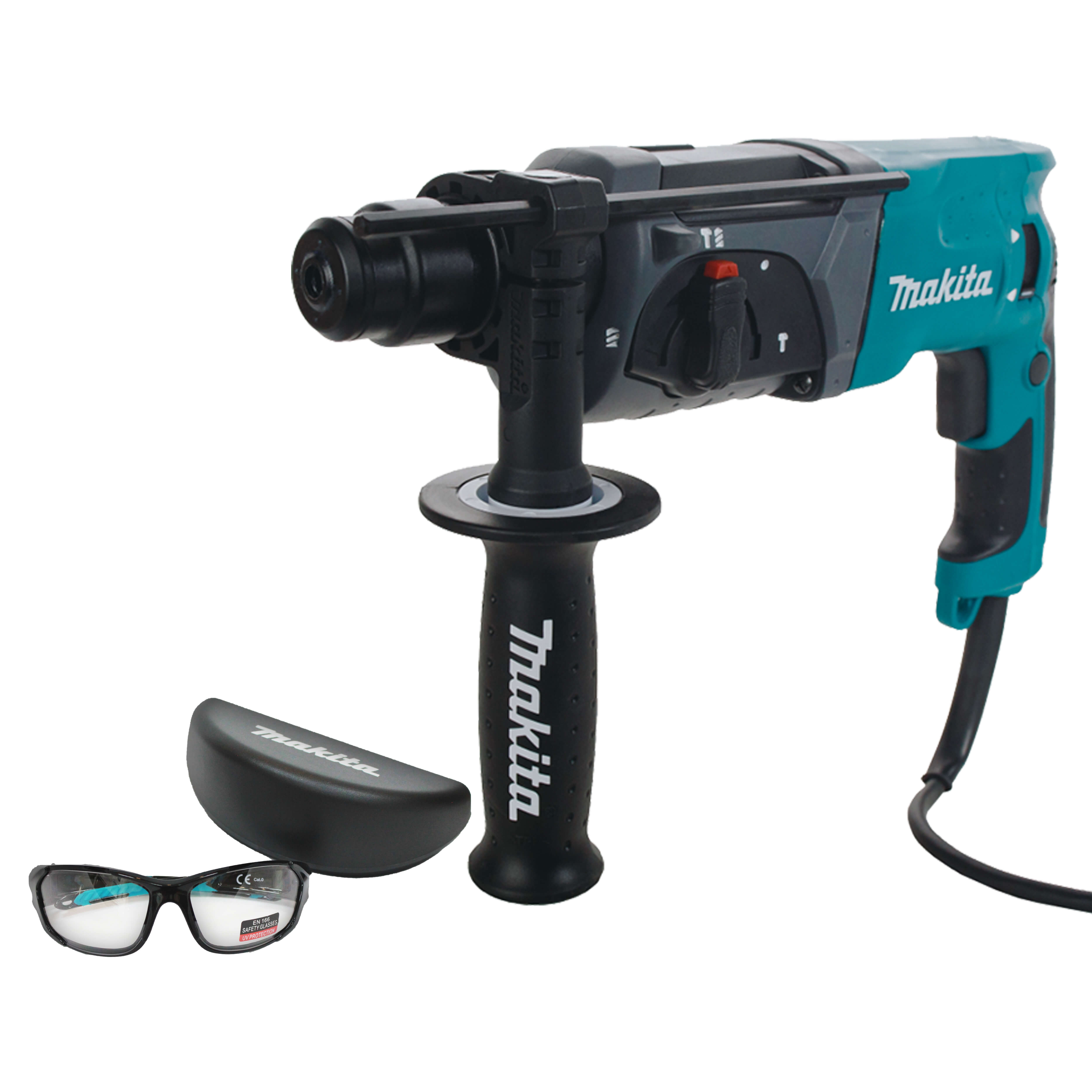 

Перфоратор MAKITA HR2470X19 + Очки, HR2470