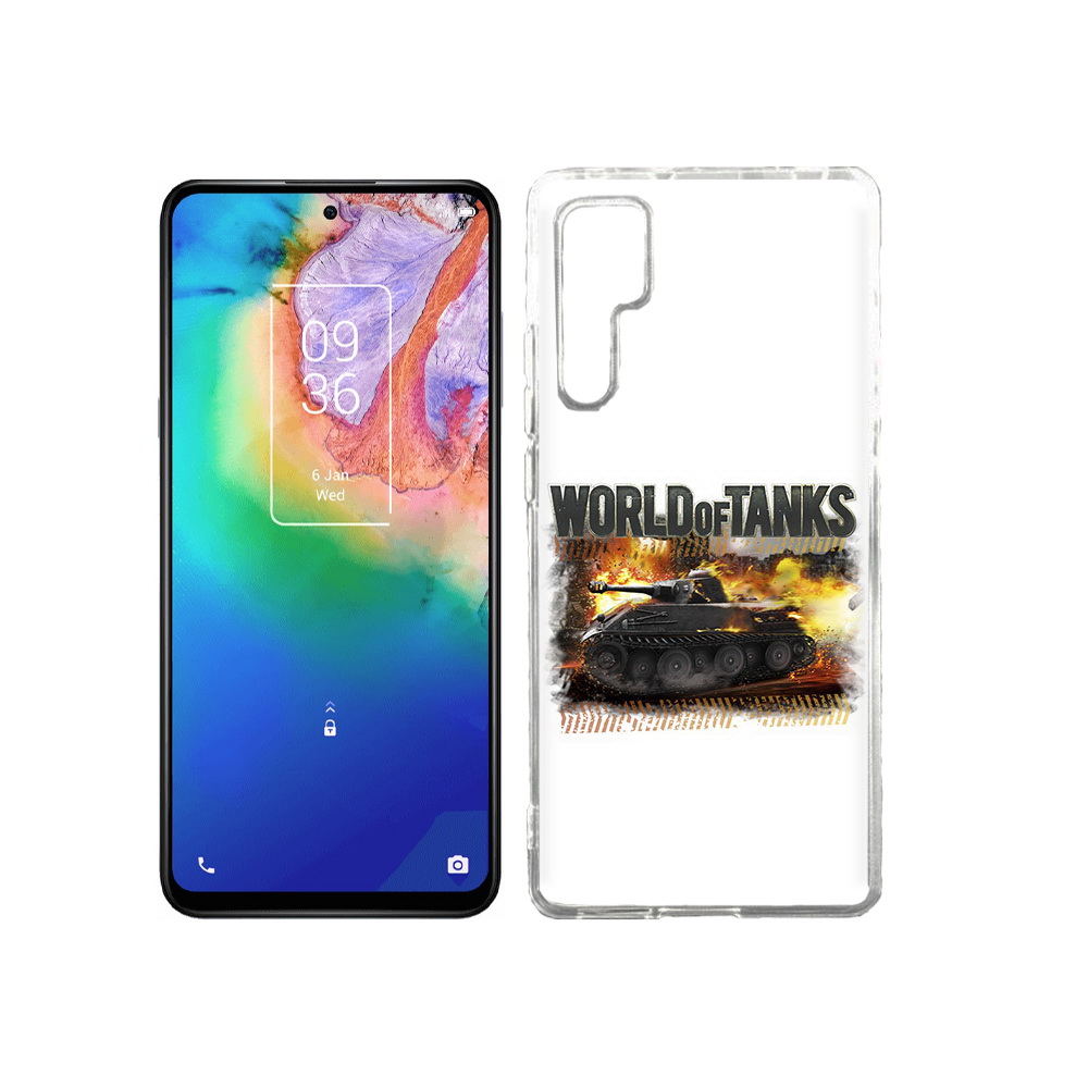 

Чехол MyPads Tocco для TCL 20 Pro Мир танков-2, Прозрачный, Tocco