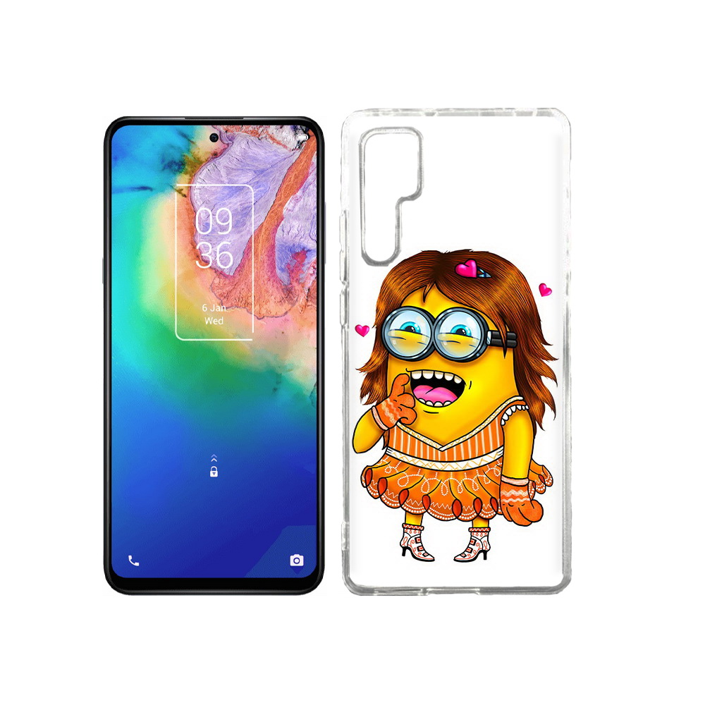 

Чехол MyPads Tocco для TCL 20 Pro Миньон девочка, Прозрачный, Tocco
