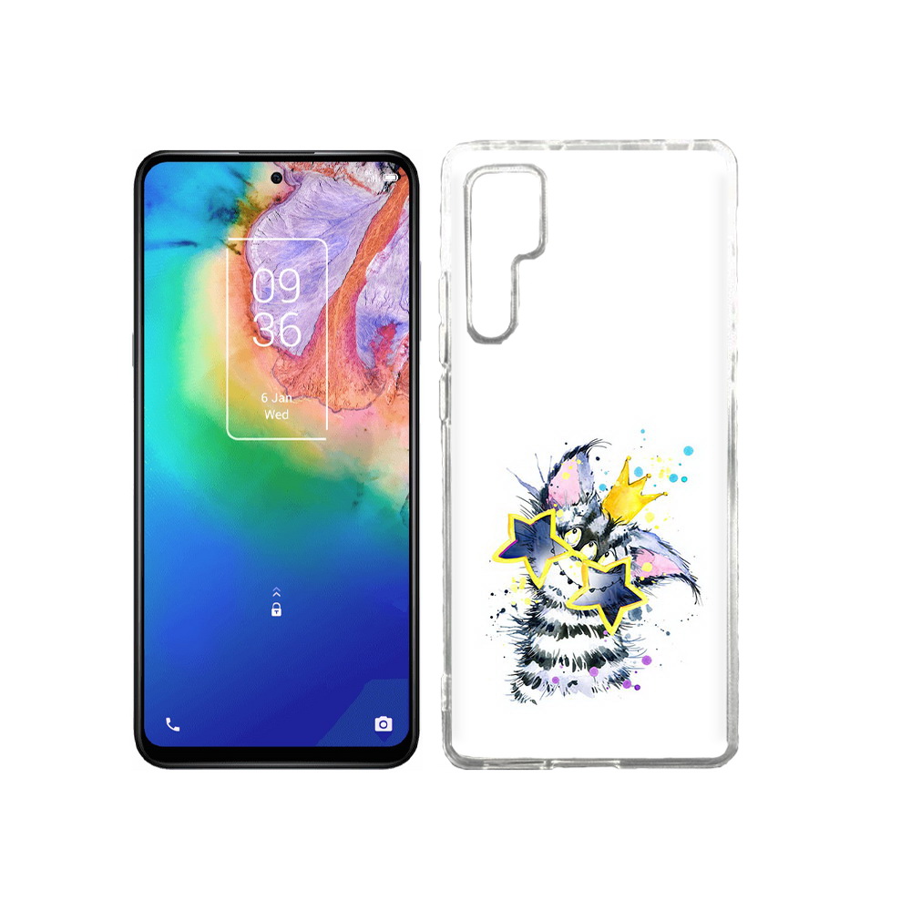 

Чехол MyPads Tocco для TCL 20 Pro Мартовский Нуся, Прозрачный, Tocco