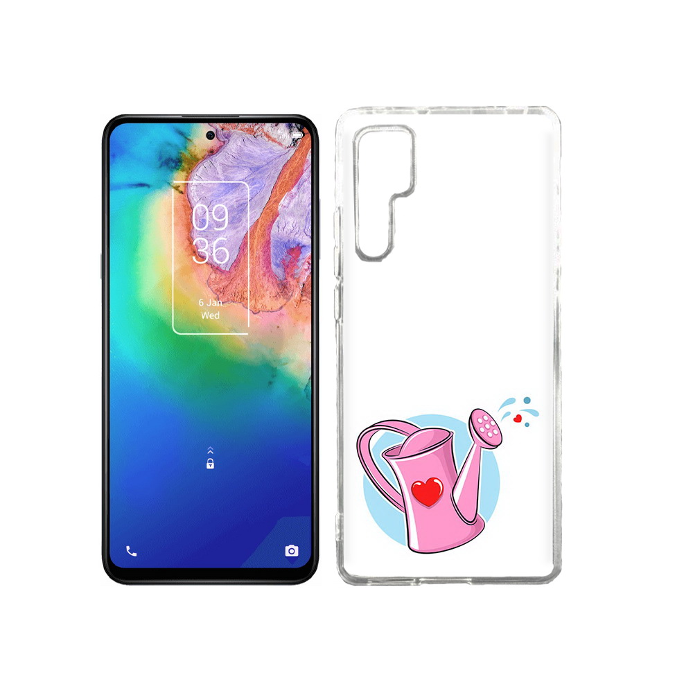 

Чехол MyPads Tocco для TCL 20 Pro Лейка любви 14 февраля, Прозрачный, Tocco
