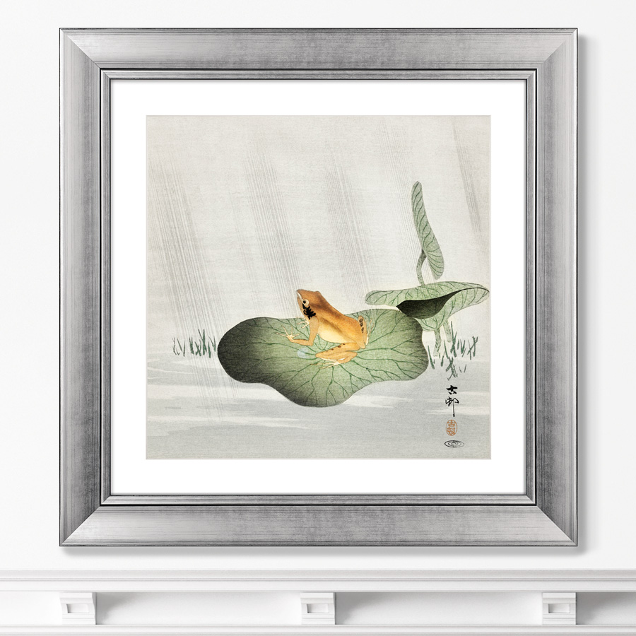 

Репродукция картины в раме Frog on lotus leaf 1901г. Размер картины: 60,5х60,5см