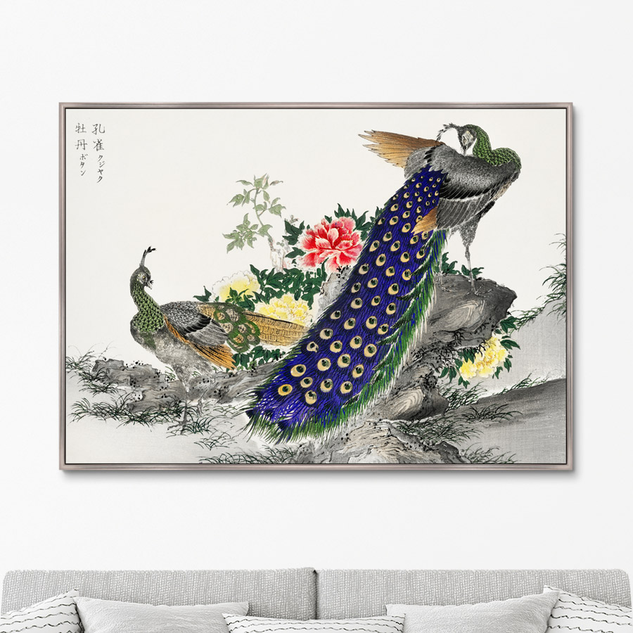 

Репродукция картины на холсте Peacock and Peony 1885г. Размер картины: 75х105см