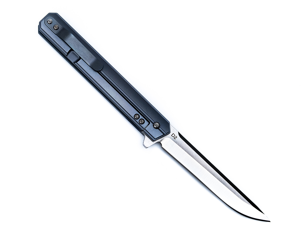 Складной нож TuoTown TDJ-BL, сталь D2, рукоять титан