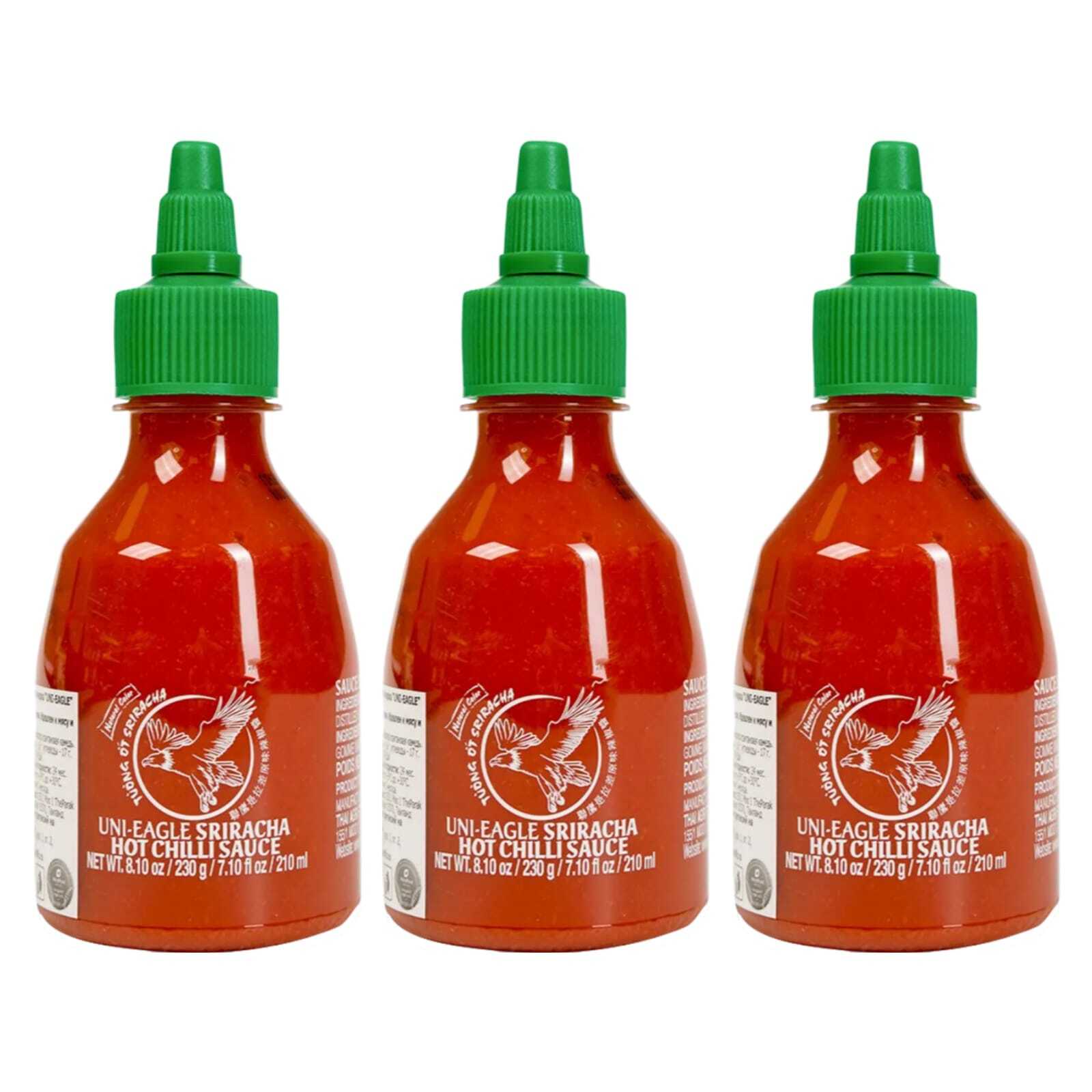 Соус Uni-Eagle Острый чили Sriracha, 230 г х 3 шт