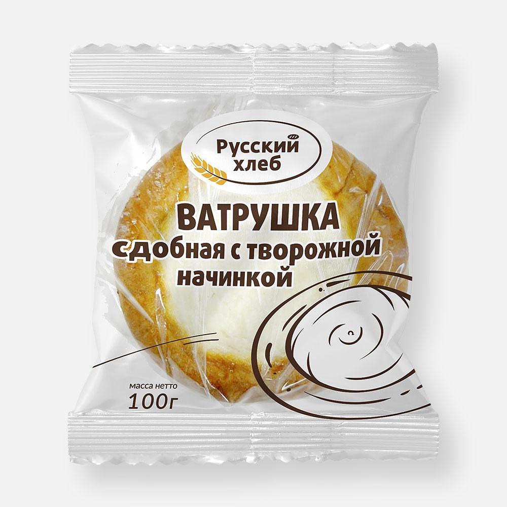 Ватрушка Русский хлеб с творожной начинкой, 100 г