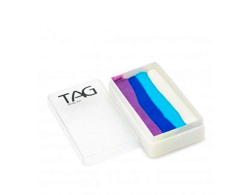 Профессиональный гипоаллергенный аквагрим Сплит-кейк TAG Дельфин, 30г, 4 цвета