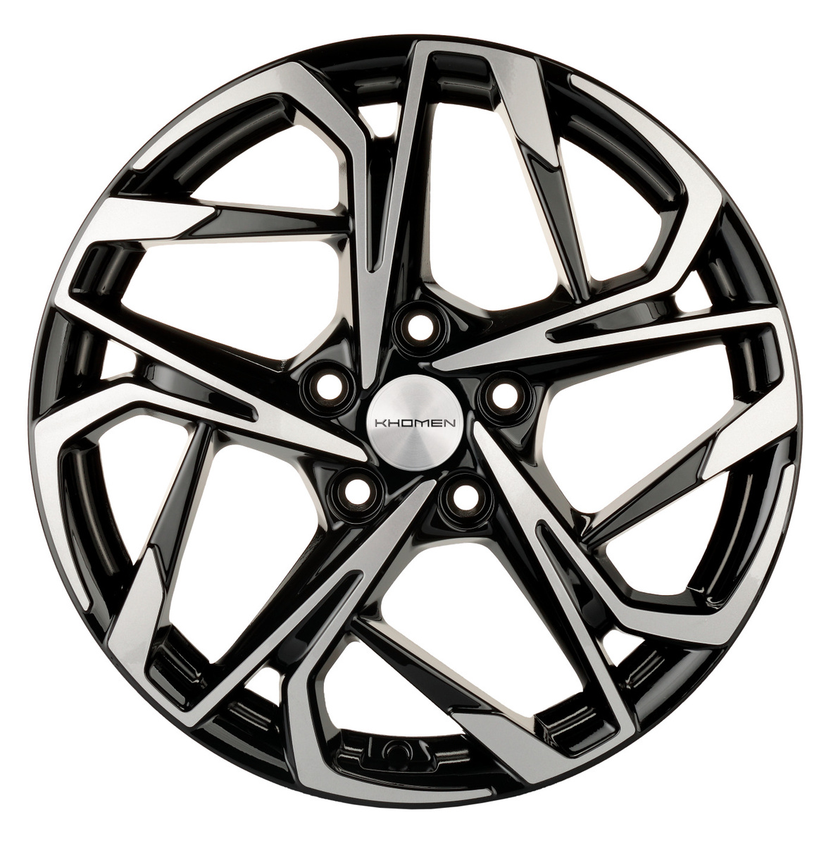 

Колесный диск Khomen Wheels KHW1716 (BF) 7xR17 ET48.5 5*114.3 D67.1, Черный