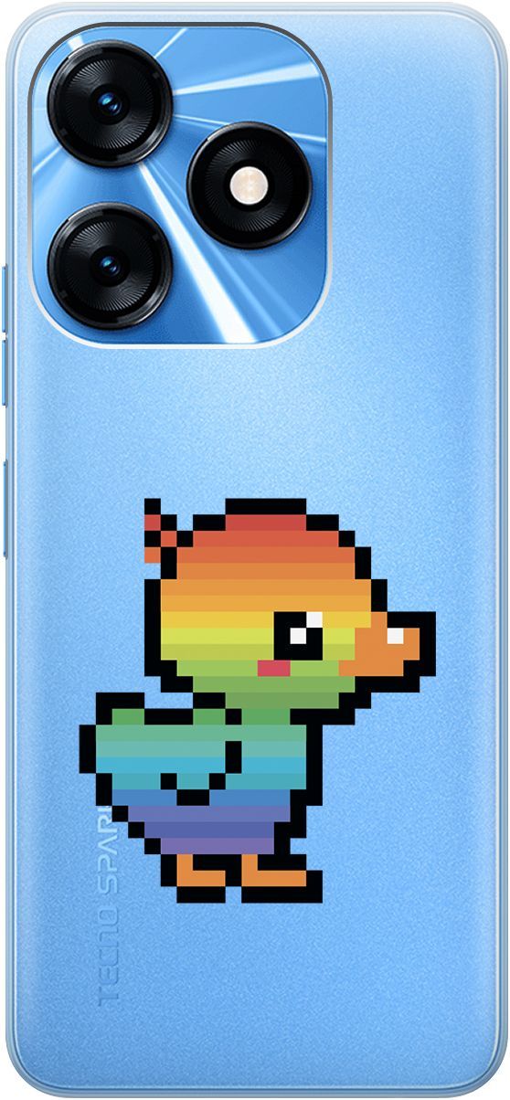 Силиконовый чехол на Tecno Spark 10 