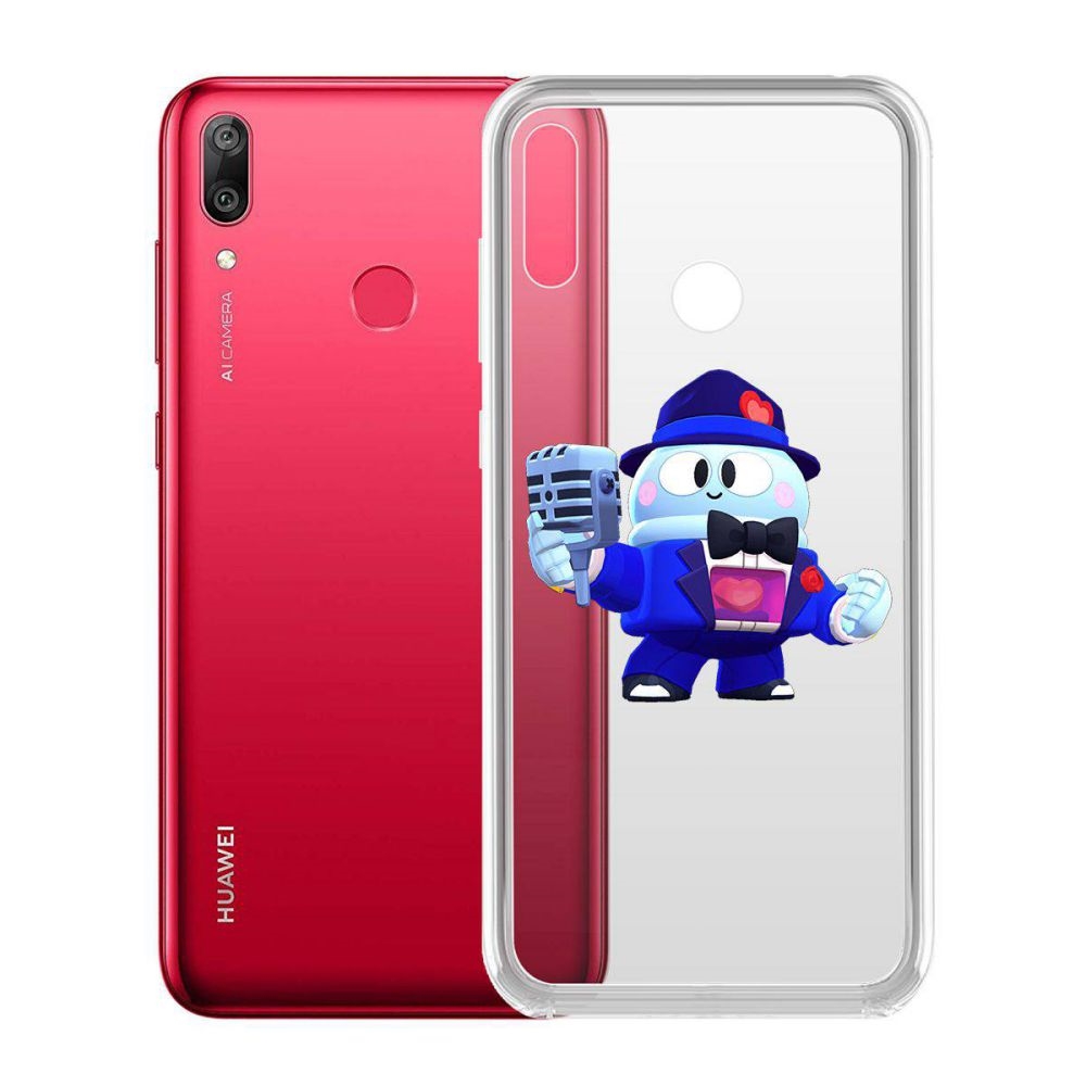 Чехол-накладка Brawl Stars-Стильный Лу для Huawei Y7 (2019)